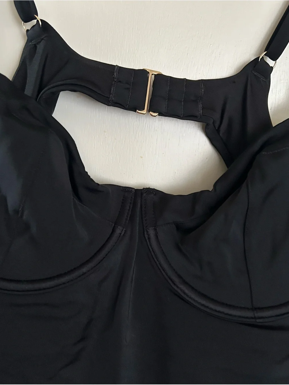 Victoria's Secret Black One-Piece Swimsuit with Adjustable Straps